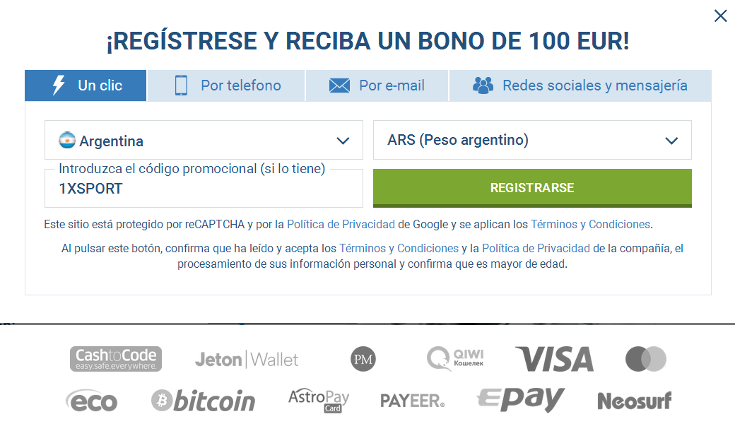 Registro Cuenta mexico